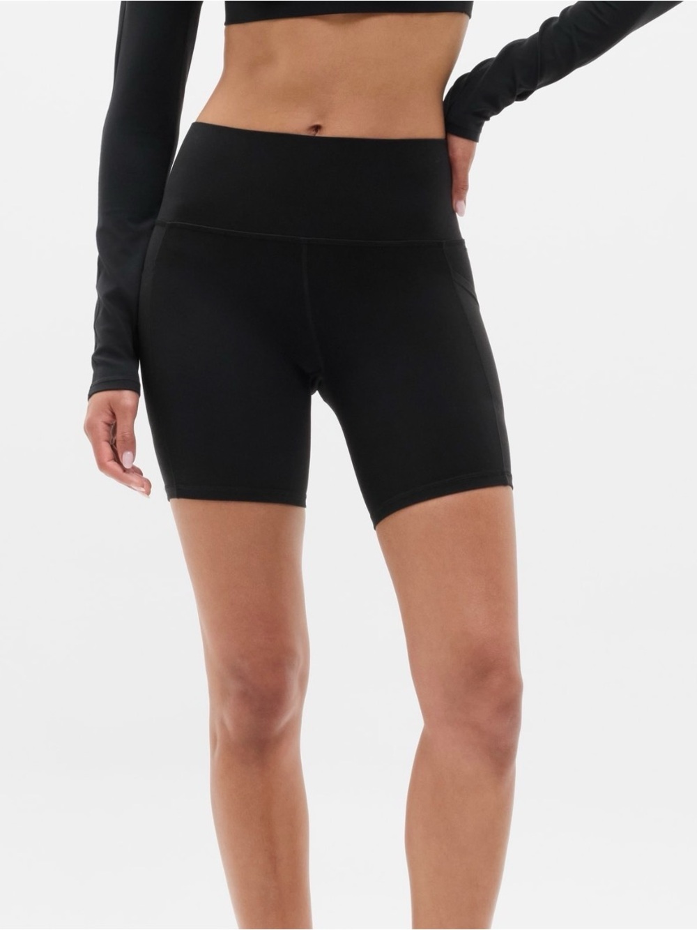 3X Salutation Stash High Rise 7" Short - Black